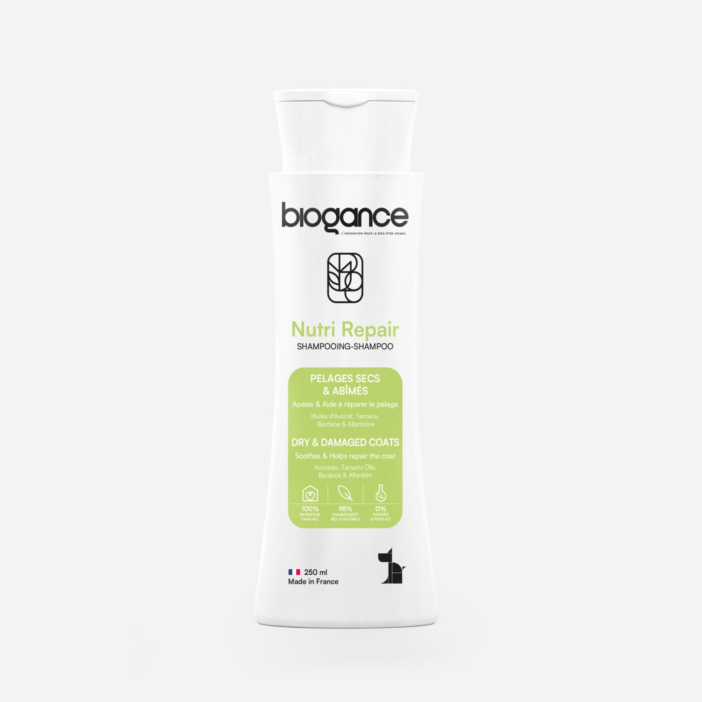 Shampoing peaux sensible nutri repair
