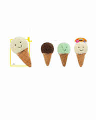 Peluche cornet de glace