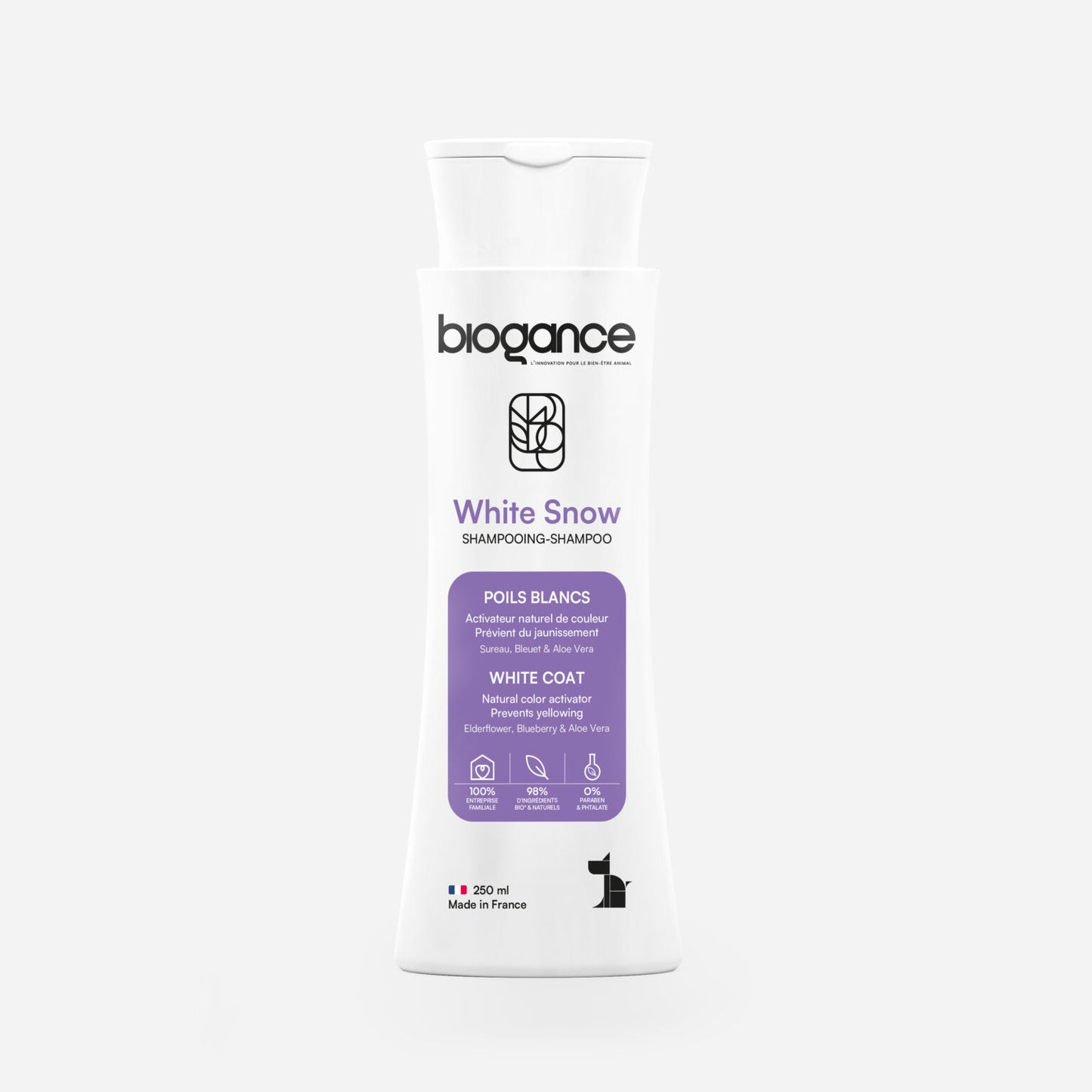 Shampoing poils blancs