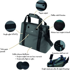 Sac cabas wouapy gris