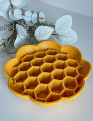 Gamelle anti glouton fleur nid d’abeille