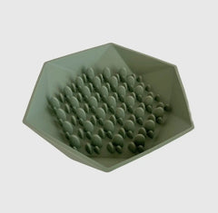 Gamelle anti glouton hexagonal