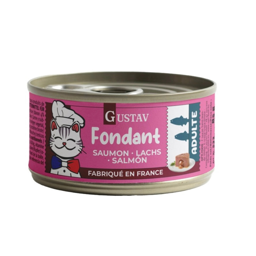 Mousse cœur fondant saumon