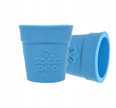 Pot de fleur bleu sodapup