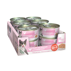 Pack bubi nature poulet 11+1