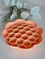 Gamelle anti glouton fleur nid d’abeille