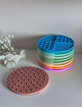 Tapis de lèche double niveau