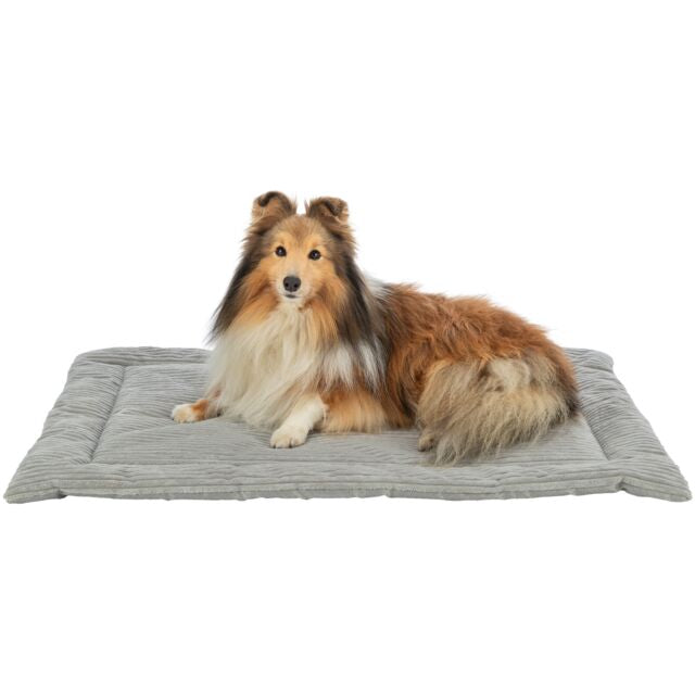 Matelas Jonna velours gris