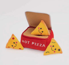 Zippy paws pizza box peluche de flaire