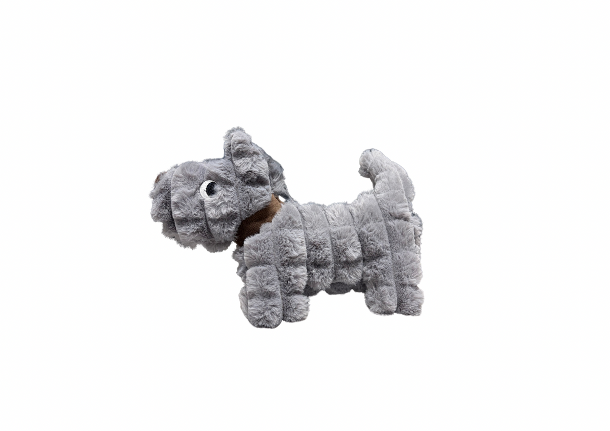 Peluche Chien côtelé
