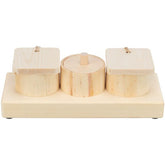 Snack cups jouet en bois