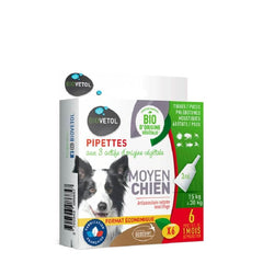 Pipette moyen chien x6 biovetol