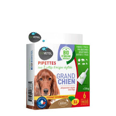 Pipette Gd chien x6 biovetol