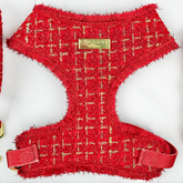Harnais Red tweed texturé Cocopup London