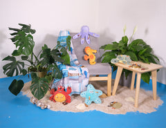 Peluche de fouille crabe