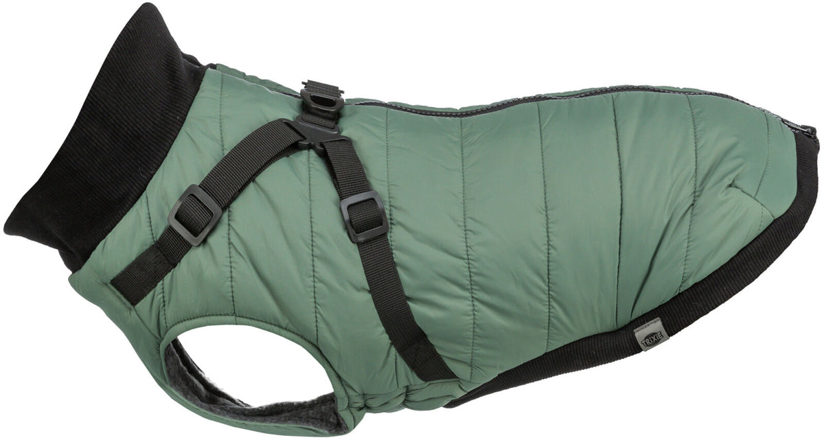 Manteau Pontis avec harnais vert