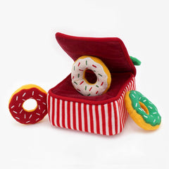 Boîte de donut’s de Noël Zippy Paws burrow