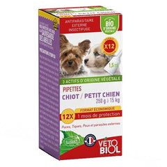 Pipette chiot et petit chien x12