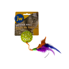 Jw balle treillis avec plumes