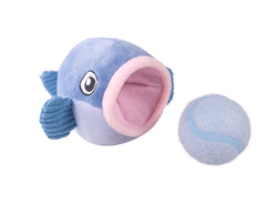 Peluche avec balle baleine