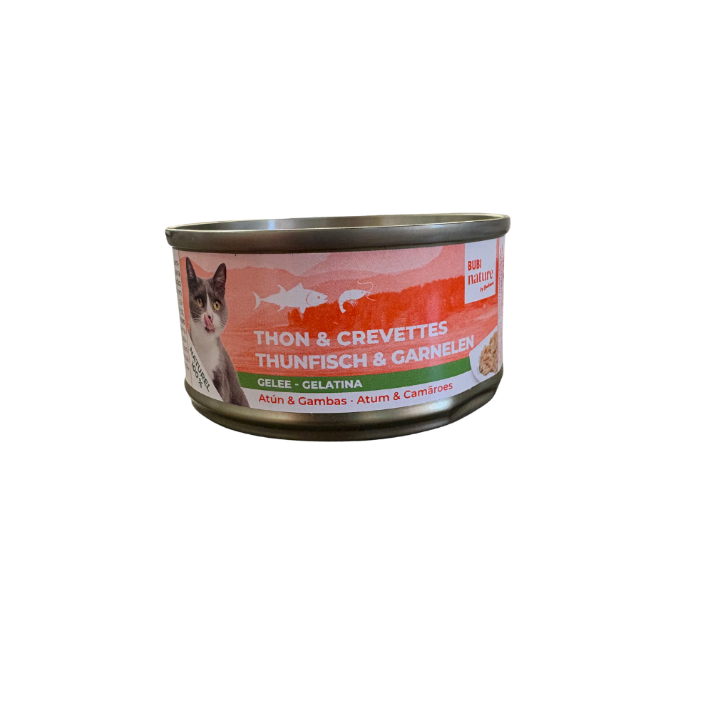 Gelée thon crevette bubi nature