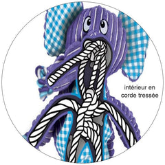 Hippopotame en corde kong - HAPPY ZOO SHOP