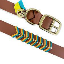 Collier Biothane Escape + strass - HAPPY ZOO SHOP