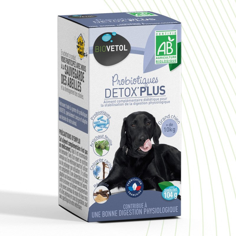 Probiotiques Détox'plus +10kg - HAPPY ZOO SHOP