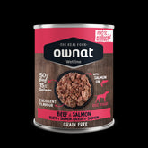 Pâtée chien boeuf saumon GF