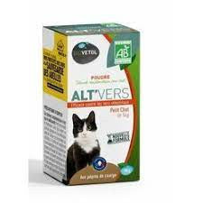 Poudre Alt'Vers Bio pour chat Biovétol - HAPPY ZOO SHOP