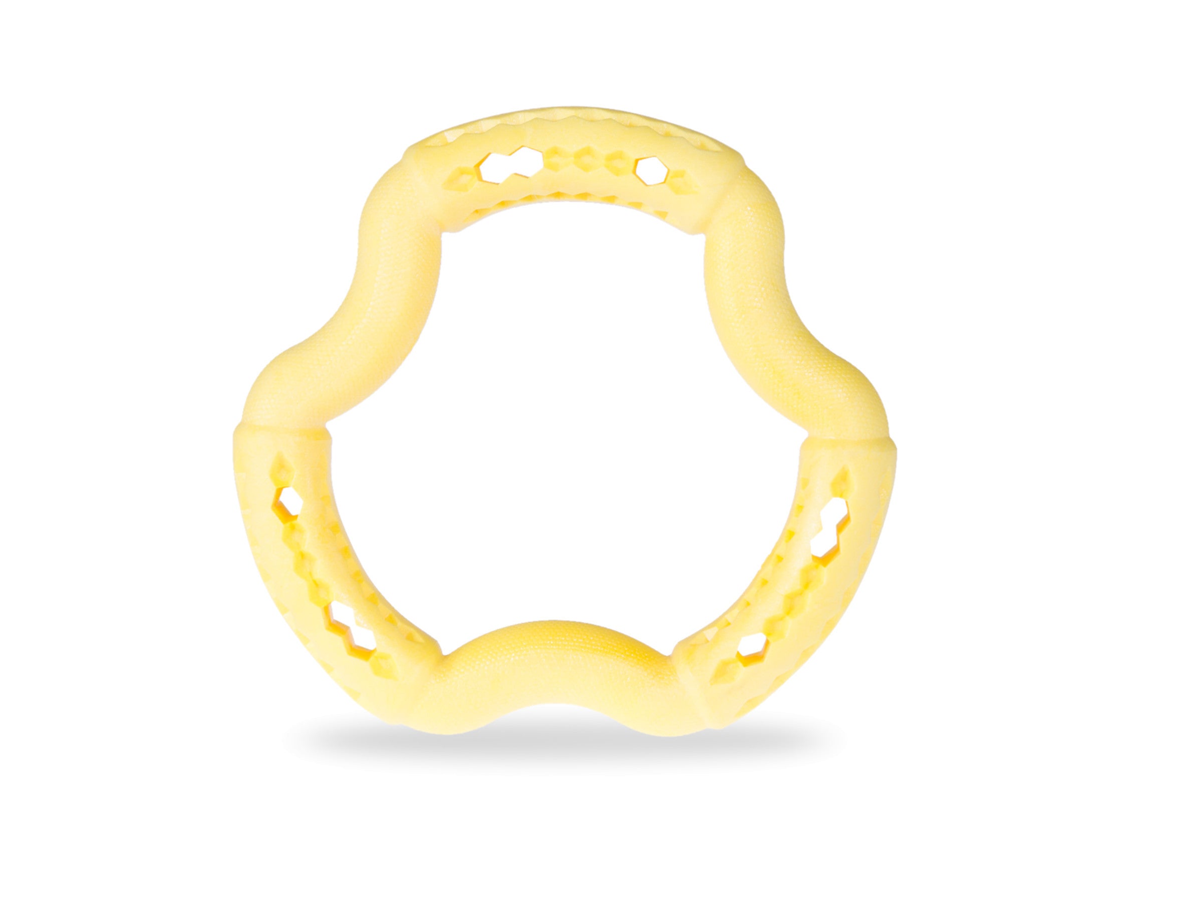 Anneau TPR vanille 21cm - HAPPY ZOO SHOP