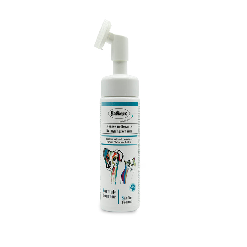 Mousse nettoyante pattes