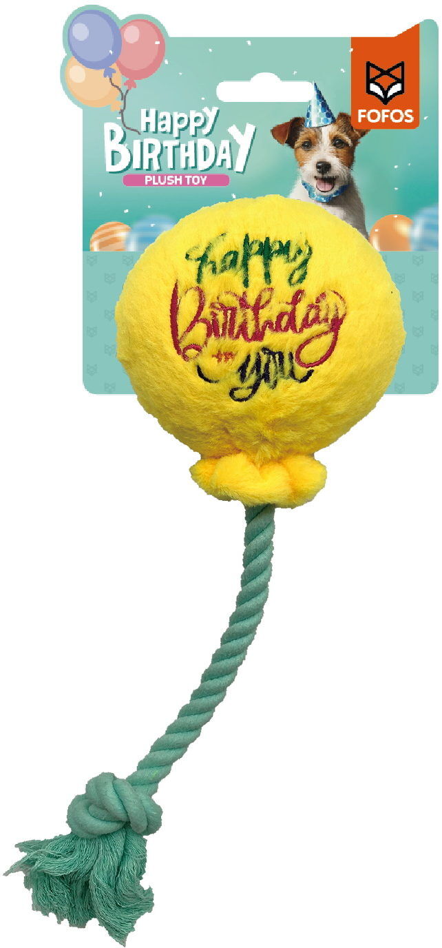Ballon anniversaire peluche