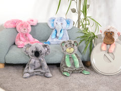 Peluche crinkie lapin