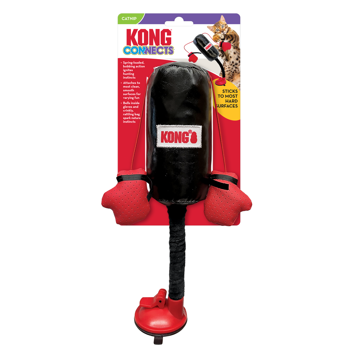 Kong connects punching bag