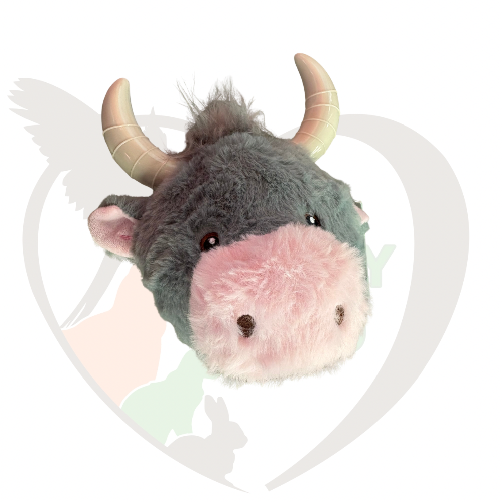 Peluche avec jouet de mastication