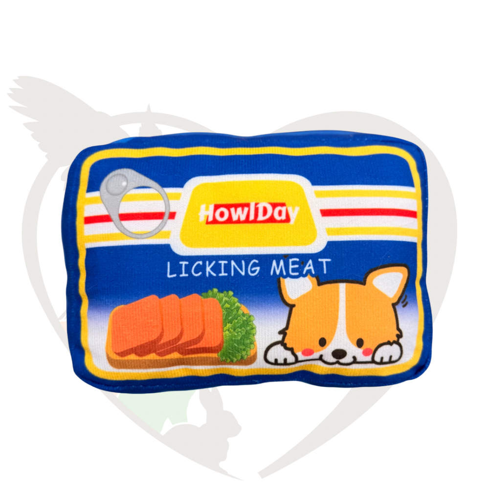 Peluche boîte de pâté