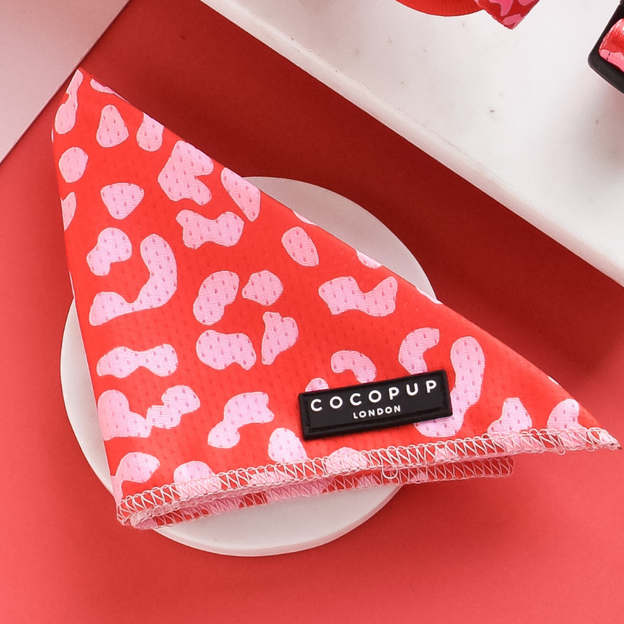Cocopup Léopard rouge et rose
