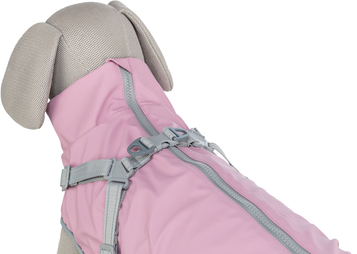 Manteau pontis Rain avec harnais Rose