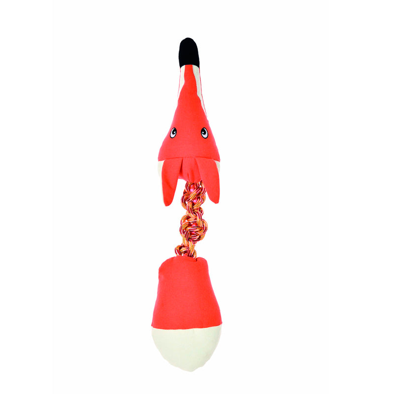 Renard corde et tissu 54cm