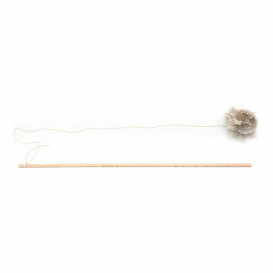 Canne à pêche naturelle pompon