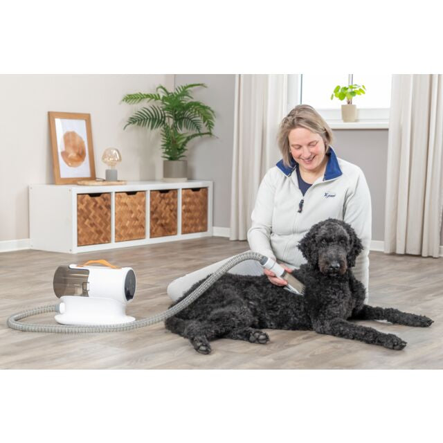 Kit de toilettage aspirant avec tondeuse
