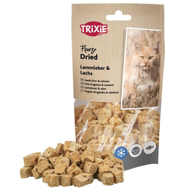 Freeze dried foie d’agneau et saumon