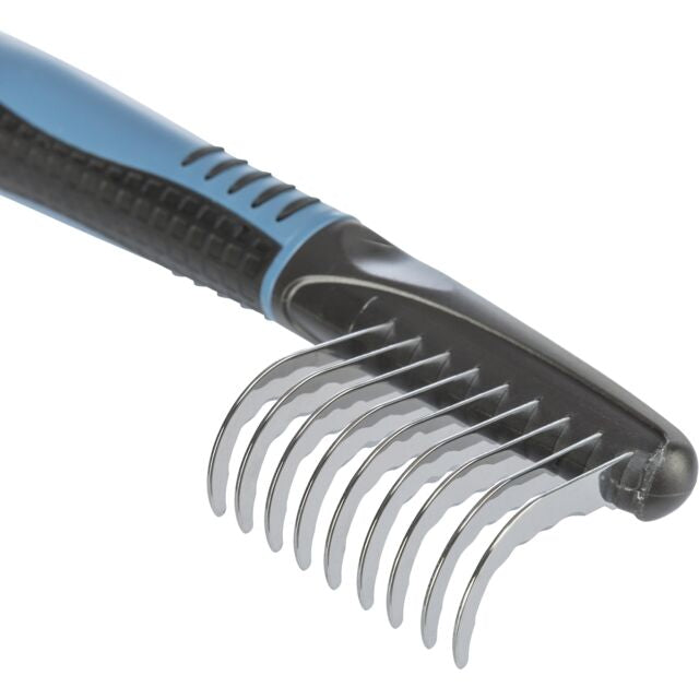 PEIGNE DENOUANT CRANTE EN PLASTIQUE METAL 19 CM