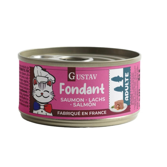Mousse cœur fondant saumon