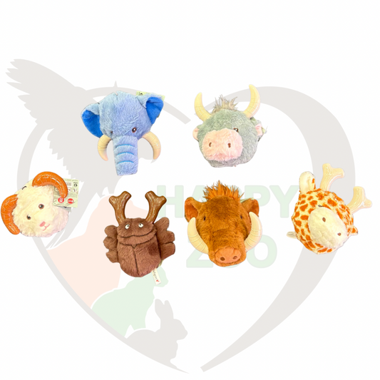 Peluche avec jouet de mastication