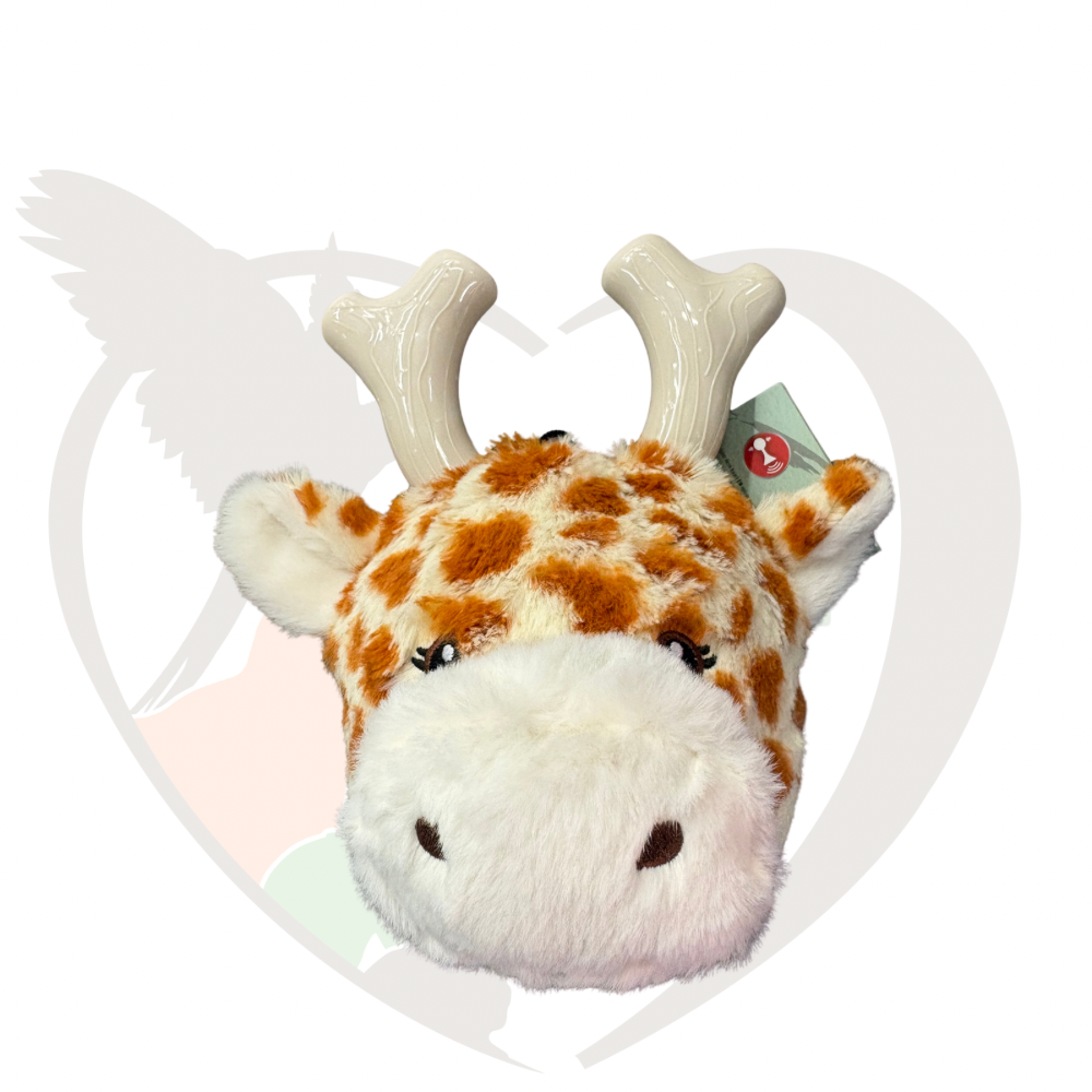 Peluche avec jouet de mastication