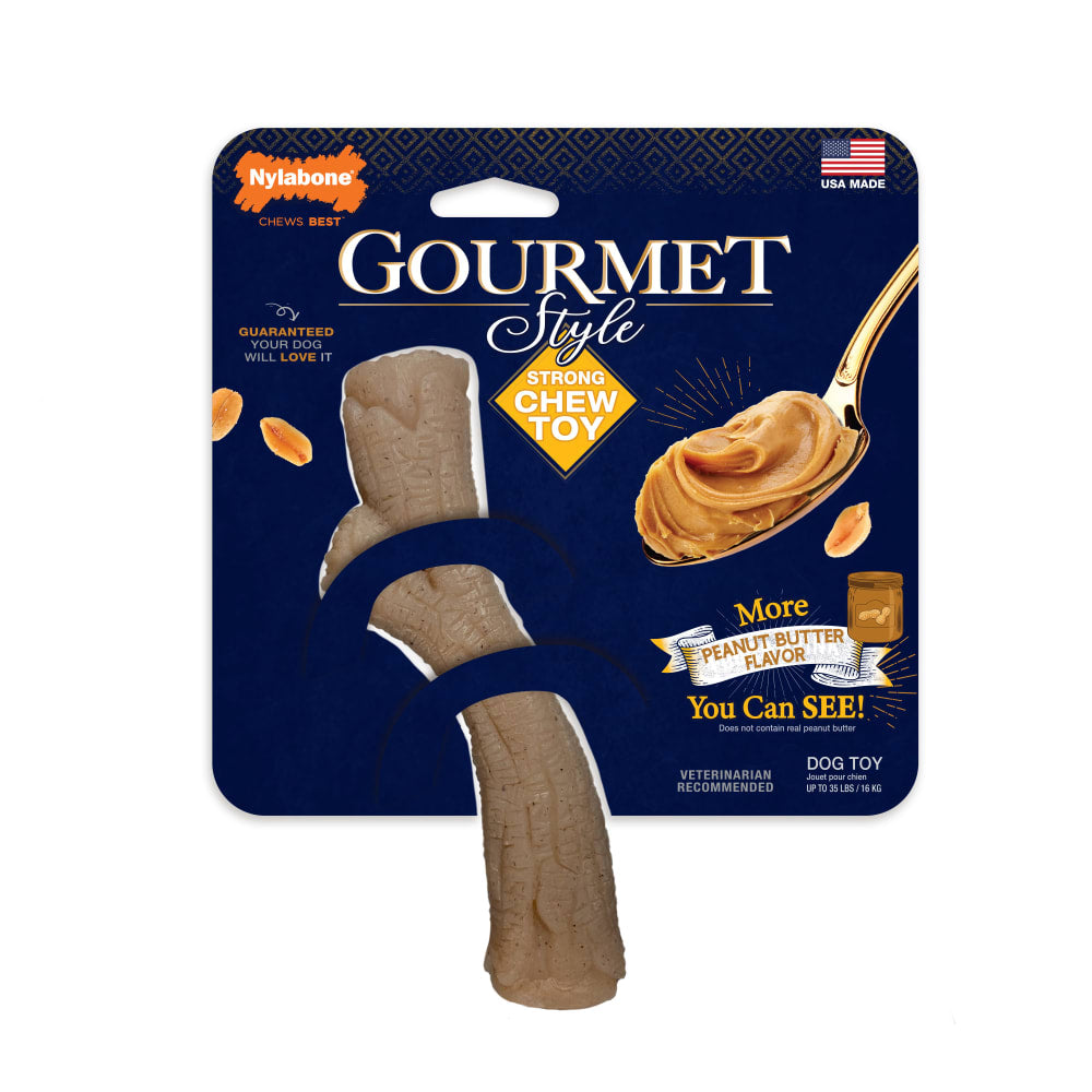 Nylabone gourmet branche beurre de cacahuète