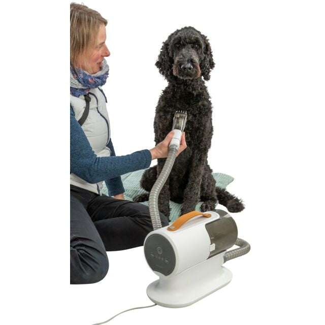Kit de toilettage aspirant avec tondeuse