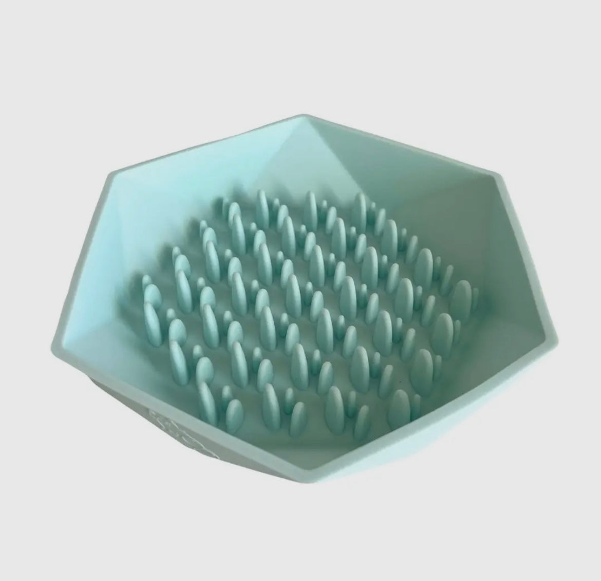 Gamelle anti glouton hexagonal